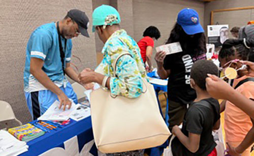 People at events table