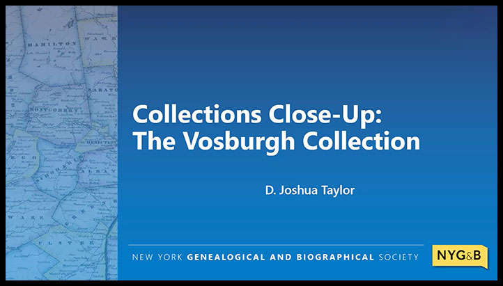 Close Up Cover Vosburgh Collection