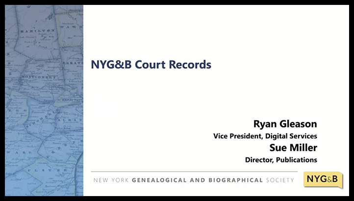 Close Up Cover NYG&B Court Records