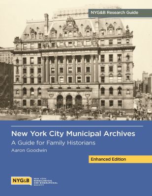 New York City Municipal Archives: A Guide for Family Historians cover