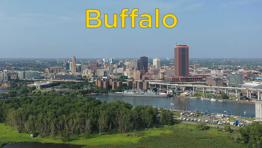 Buffalo skyline