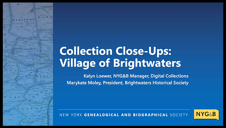 Close Up Cover Village of Brightwaters