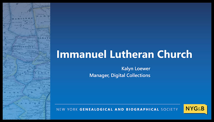 Close Up Cover Immanuel Lutheran Church