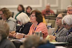 Audience at NYSFHC 2022 watching speaker