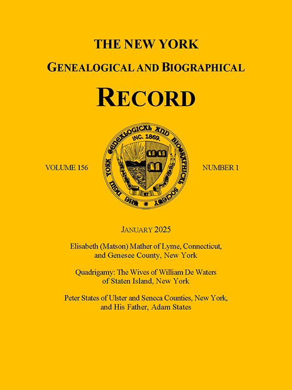 Cover of The Record, Volume 156, Issue 1